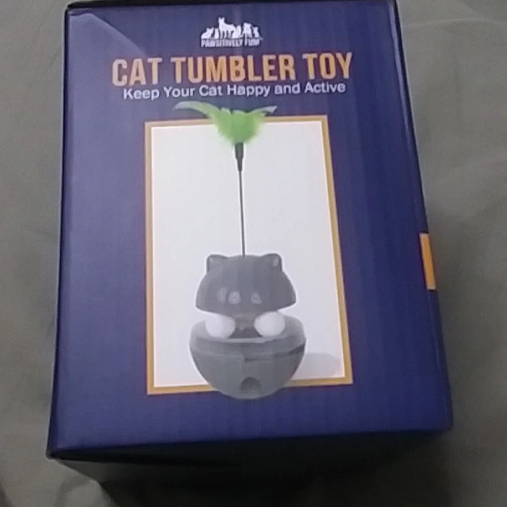 Cat Tumbler Toy. Pawsitively Fun!!